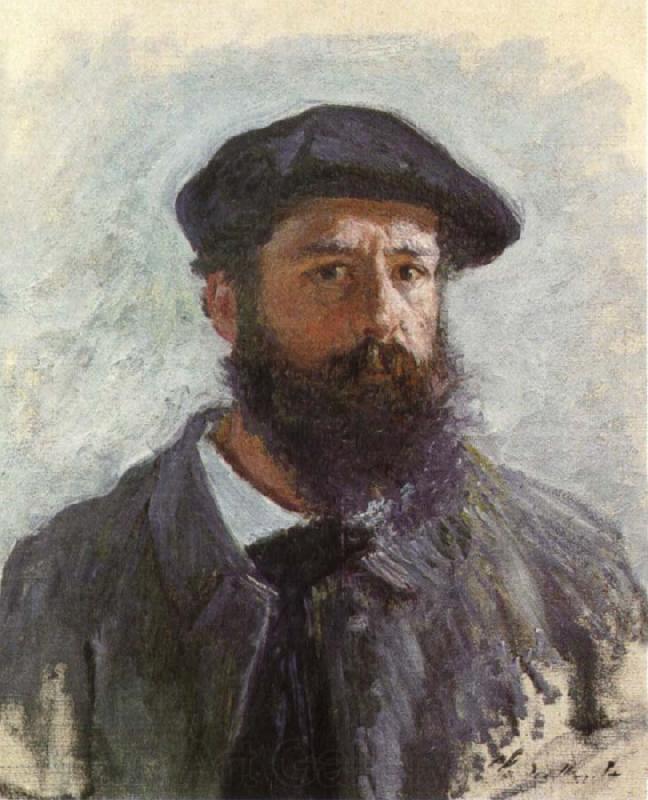 Claude Monet Self-Portrait with a Beret France oil painting art
